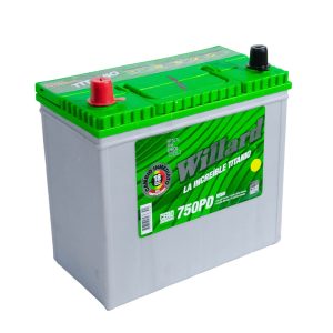 Batería Willard Titanio 750 / Caja NS60 / Polaridad Izquierda
