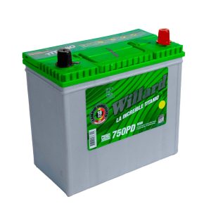Batería Willard Titanio 750 / Caja NS60 / Polaridad Derecha