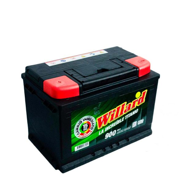 Batería Willard Titanio 900 / Caja 48 / Polaridad Izquierda